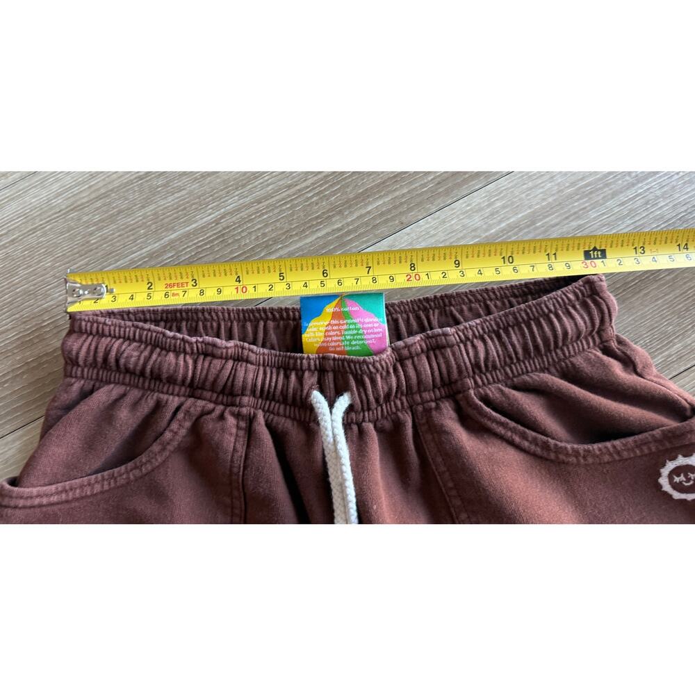 Big Bud Press XS Terracotta Cotton Jogger Sweatpants High Waist Made in LA - Picture 8 of 10